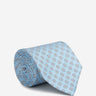 Santa Eulalia Hombre Barcelona Corbata de Seda Estampado Floral color Azul Celeste sku 601-002021 01 - Foto 1