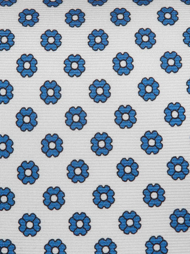 Santa Eulalia Hombre Barcelona Corbata de Seda Estampado Floral color Azul Marino sku 601-002022 01 - Foto 3