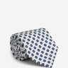 Santa Eulalia Hombre Barcelona Corbata de Seda Estampado Floral color Azul Noche sku 601-002024 01 - Foto 1