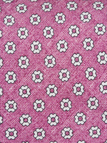 Santa Eulalia Hombre Barcelona Corbata de Seda Estampado Floral color Rosa sku 601-002025 01 - Foto 3