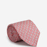 Santa Eulalia Hombre Barcelona Corbata de Seda Estampado Geométrico color Rojo sku 601-002026 01 - Foto 1