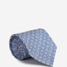 Santa Eulalia Hombre Barcelona Corbata de Seda Estampado Floral color Azul Marino sku 601-002027 01 - Foto 1