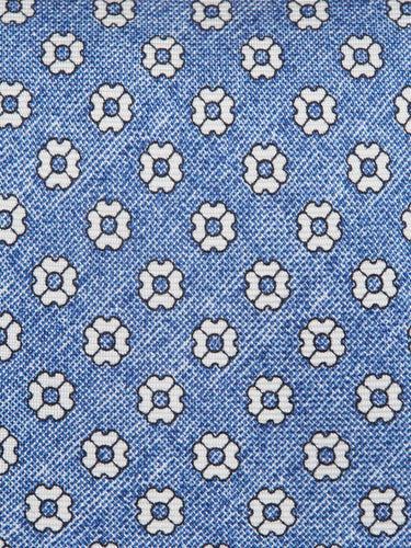 Santa Eulalia Hombre Barcelona Corbata de Seda Estampado Floral color Azul Marino sku 601-002027 01 - Foto 3