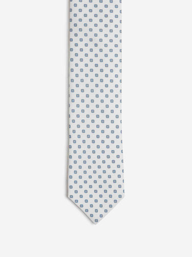 Santa Eulalia Hombre Barcelona Corbata de Seda Estampado Floral color Azul Celeste sku 601-002030 01 - Foto 2