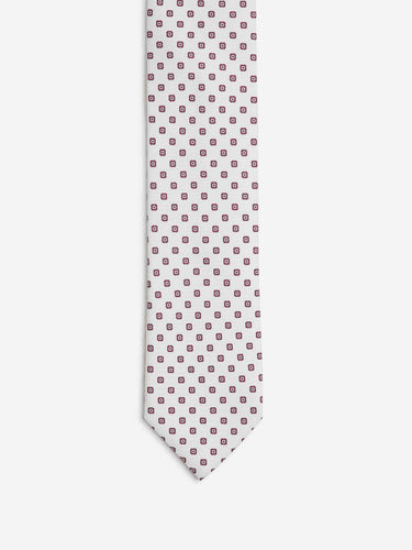 Santa Eulalia Hombre Barcelona Corbata de Seda Estampado Floral color Burdeos sku 601-002032 01 - Foto 2
