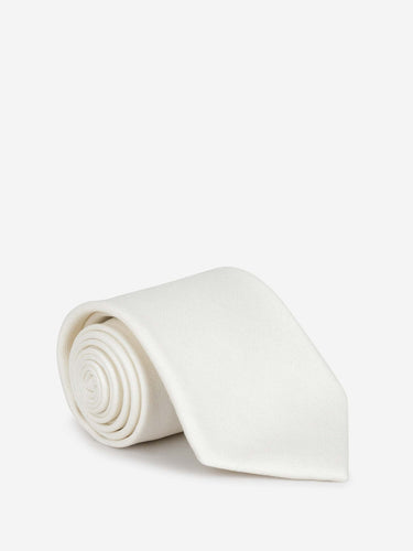 Santa Eulalia Hombre Barcelona Corbata Seda Clásica color Blanco sku 601-002033 01 - Foto 3