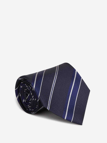 Tom Ford Hombre Barcelona Corbata Líneas Diagonales color Azul Noche sku 601-002035 01 - Foto 1