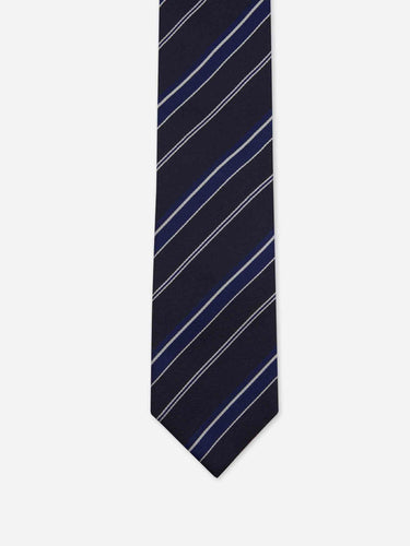 Tom Ford Hombre Barcelona Corbata Líneas Diagonales color Azul Noche sku 601-002035 01 - Foto 2