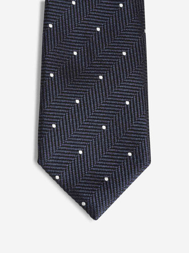 Tom Ford Hombre Barcelona Corbata Topos color Azul Noche sku 601-002042 01 - Foto 1