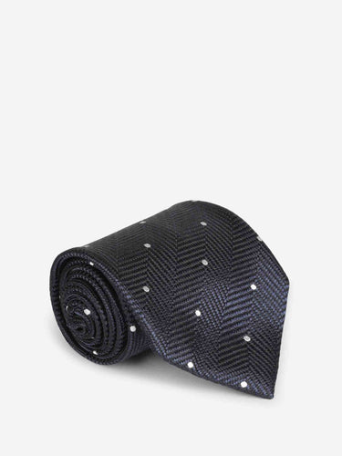 Tom Ford Hombre Barcelona Corbata Topos color Azul Noche sku 601-002042 01 - Foto 3