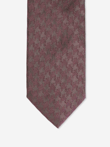 Tom Ford Hombre Barcelona Corbata Seda Estampada color Burdeos sku 601-002044 01 - Foto 2