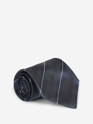 Tom Ford Hombre Barcelona Corbata Rayas Diagonales color Azul Noche sku 601-002045 01 - Foto 3