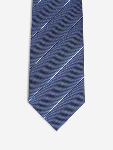 Tom Ford Hombre Barcelona Corbata Rayas Diagonales color Azul Marino sku 601-002045 02 - Foto 1