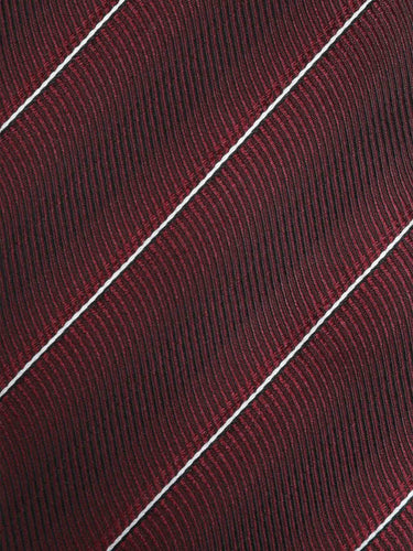 Tom Ford Hombre Barcelona Corbata Rayas Diagonales color Burdeos sku 601-002045 03 - Foto 2