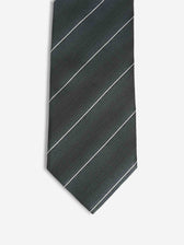 Tom Ford Hombre Barcelona Corbata Rayas Diagonales color Verde Oscuro sku 601-002045 04 - Foto 1