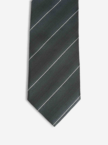 Tom Ford Hombre Barcelona Corbata Rayas Diagonales color Verde Oscuro sku 601-002045 04 - Foto 1