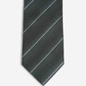 Tom Ford Hombre Barcelona Corbata Rayas Diagonales color Verde Oscuro sku 601-002045 04 - Foto 1