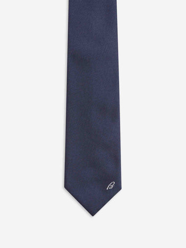 Brioni Hombre Barcelona Corbata Seda Lisa color Azul Marino sku 601-002052 01 - Foto 2