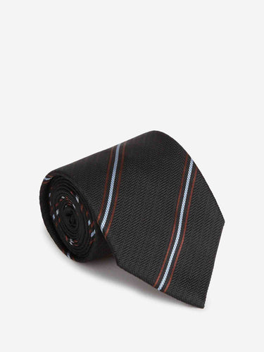 Brioni Hombre Barcelona Corbata Seda Rayas color Azul Noche sku 601-002061 01 - Foto 1
