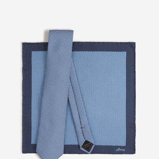 Brioni Hombre Barcelona Pack Corbata Pochette color Azul Marino sku 601-002063 01 - Foto 1