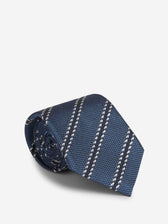 Zegna Hombre Barcelona Corbata Líneas Diagonales color Azul sku 601-002068 01 - Foto 1