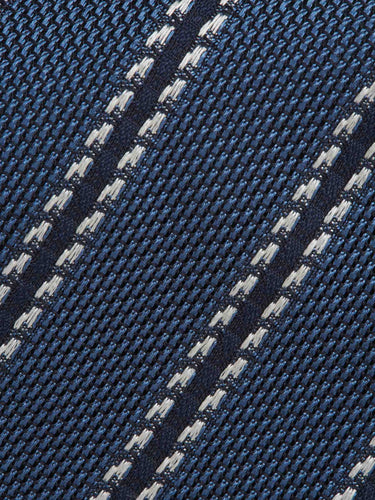 Zegna Hombre Barcelona Corbata Líneas Diagonales color Azul sku 601-002068 01 - Foto 3