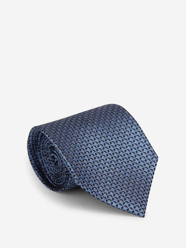 Zegna Hombre Barcelona Corbata Estampada color Azul sku 601-002070 02 - Foto 1