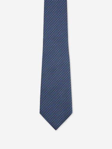 Zegna Hombre Barcelona Corbata Estampada color Azul sku 601-002070 02 - Foto 2
