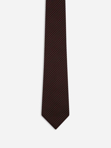 Zegna Hombre Barcelona Corbata Estampada color Burdeos sku 601-002070 03 - Foto 2