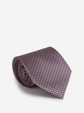 Zegna Hombre Barcelona Corbata Estampada Seda color Rosa Palo sku 601-002070 04 - Foto 1