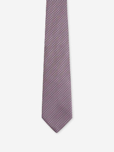 Zegna Hombre Barcelona Corbata Estampada Seda color Rosa Palo sku 601-002070 04 - Foto 2