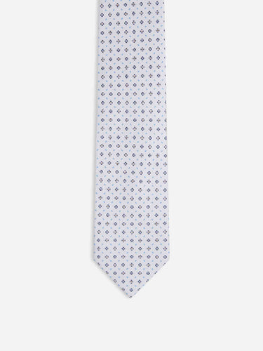 Marinella Hombre Barcelona Corbata Seda Floral color Blanco sku 601-002081 01 - Foto 2