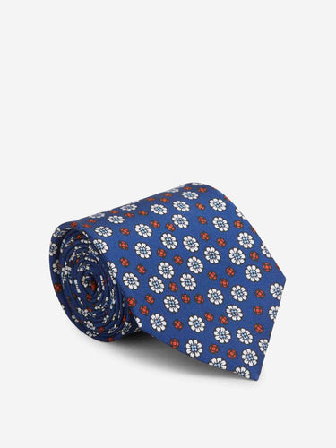 Marinella Hombre Barcelona Corbata Seda Floral color Azul Celeste sku 601-002089 01 - Foto 1