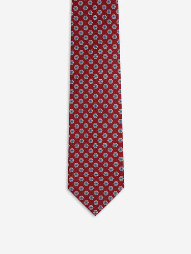 Marinella Hombre Barcelona Corbata Seda Floral color Burdeos sku 601-002092 01 - Foto 2