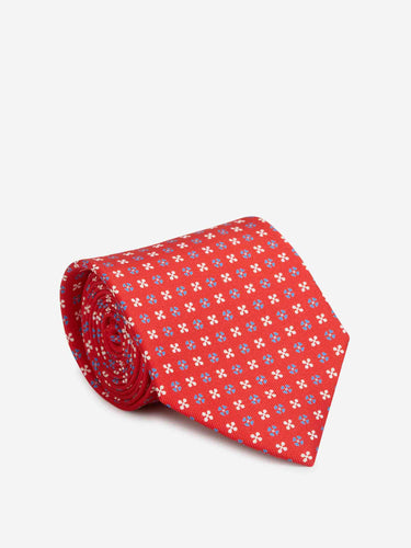 Marinella Hombre Barcelona Corbata Seda Floral color Rojo sku 601-002095 01 - Foto 1
