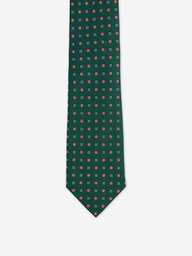 Marinella Hombre Barcelona Corbata Seda Floral color Verde Oscuro sku 601-002096 01 - Foto 2
