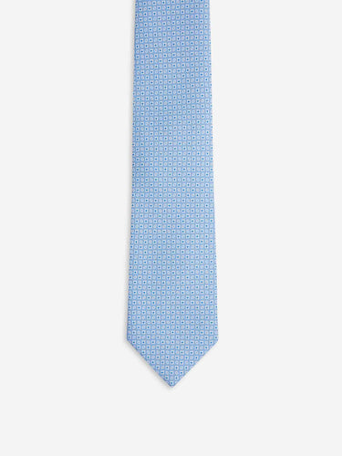 Marinella Hombre Barcelona Corbata Seda Floral color Azul Celeste sku 601-002103 01 - Foto 2