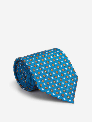 Marinella Hombre Barcelona Corbata Seda Floral color Azul sku 601-002104 01 - Foto 1