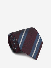 Bigi por Santa Eulalia Hombre Barcelona Corbata Líneas Diagonales color Burdeos sku 601-002130 02 - Foto 1