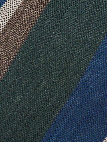 Bigi por Santa Eulalia Hombre Barcelona Corbata Rayas Seda color Verde Jungla sku 601-002133 02 - Foto 3