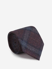 Bigi por Santa Eulalia Hombre Barcelona Corbata Cuadros Lana color Burdeos sku 601-002134 03 - Foto 1
