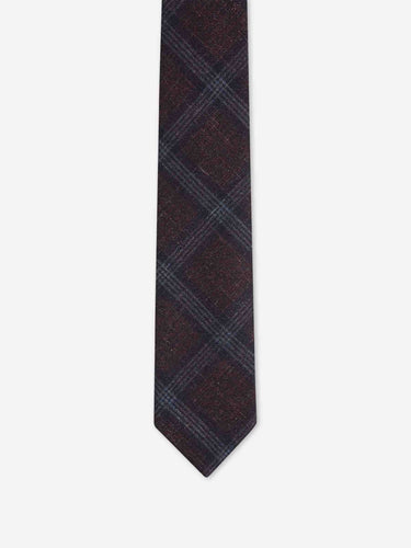 Bigi por Santa Eulalia Hombre Barcelona Corbata Cuadros Lana color Burdeos sku 601-002134 03 - Foto 2