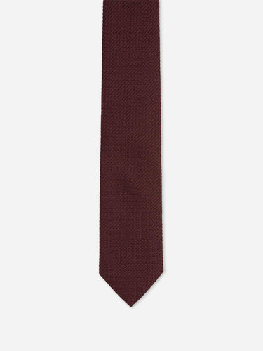 Bigi por Santa Eulalia Hombre Barcelona Corbata Punto Seda color Burdeos sku 601-002135 04 - Foto 2