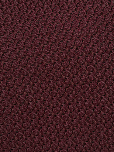 Bigi por Santa Eulalia Hombre Barcelona Corbata Punto Seda color Burdeos sku 601-002135 04 - Foto 3