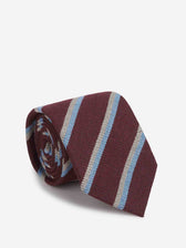 Bigi por Santa Eulalia Hombre Barcelona Corbata Rayas Lana color Burdeos sku 601-002136 02 - Foto 1