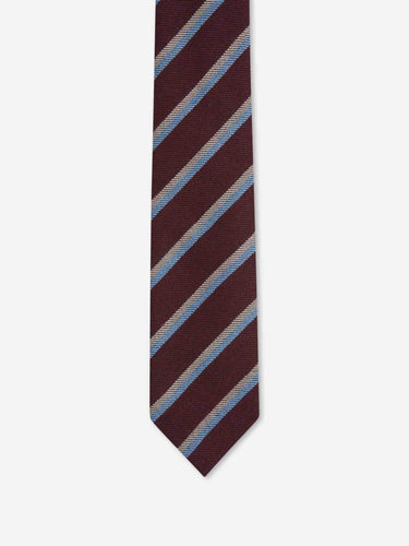 Bigi por Santa Eulalia Hombre Barcelona Corbata Rayas Lana color Burdeos sku 601-002136 02 - Foto 2