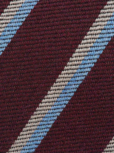 Bigi por Santa Eulalia Hombre Barcelona Corbata Rayas Lana color Burdeos sku 601-002136 02 - Foto 3