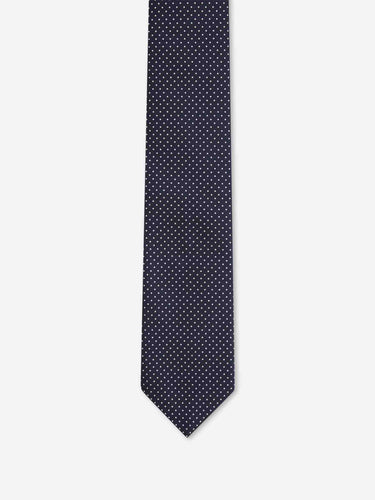 Bigi por Santa Eulalia Hombre Barcelona Corbata Topos Seda color Azul Noche sku 601-002138 01 - Foto 2