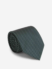 Bigi por Santa Eulalia Hombre Barcelona Corbata Topos Seda color Verde Oscuro sku 601-002138 03 - Foto 1