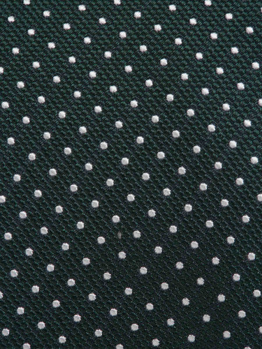 Bigi por Santa Eulalia Hombre Barcelona Corbata Topos Seda color Verde Oscuro sku 601-002138 03 - Foto 3